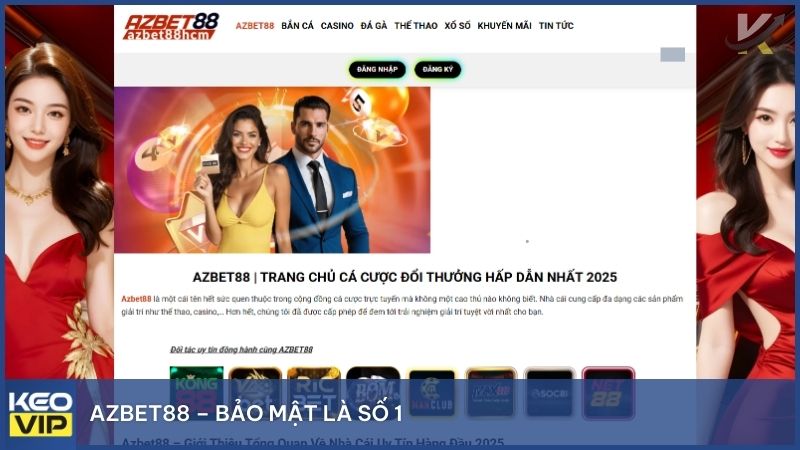 Top 5 Nhà Cái Uy Tín Mới Nhất 2025 – Sân Chơi Xanh Chín & An Toàn 3 AZBET88 cam kết bảo vệ quyền lợi người chơi tối đa