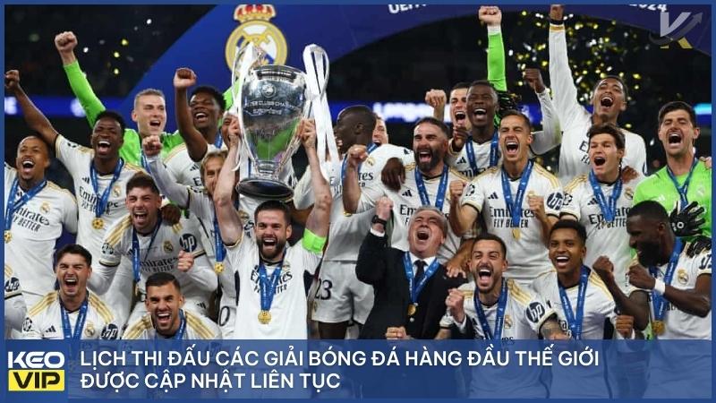Lịch thi đấu 3 Lịch thi đấu các giải bóng đá hàng đầu thế giới được cập nhật liên tục