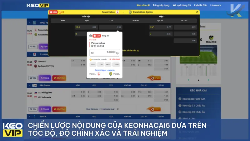 Triết lý: Tốc độ - Chính xác - Trực quan là kim chỉ nam cho mọi dữ liệu trên website