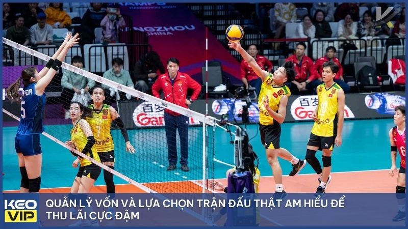 Cá Cược Bóng Chuyền A-Z: Bí Kíp Soi Kèo Và Kinh Nghiệm Thắng Lớn Tại Keonhacai5 4 Quản lý vốn thông minh và tận dụng các dữ liệu cùng phân tích AI từ Kèo Nhà Cái 6 cung cấp sẵn
