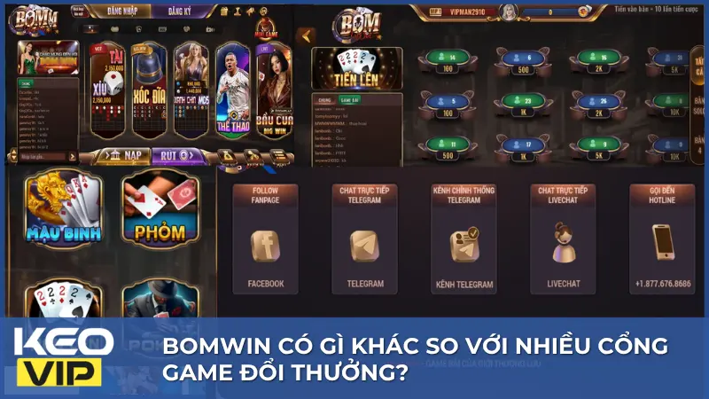 Bomwin - Game Bài Quốc Tế: Đồ Họa Đẹp, Chơi Xanh Chín 2 Nhiều yếu tố như giao diện, bảo mật và hệ thống trò chơi góp phần tạo nên trải nghiệm tại Bomwin